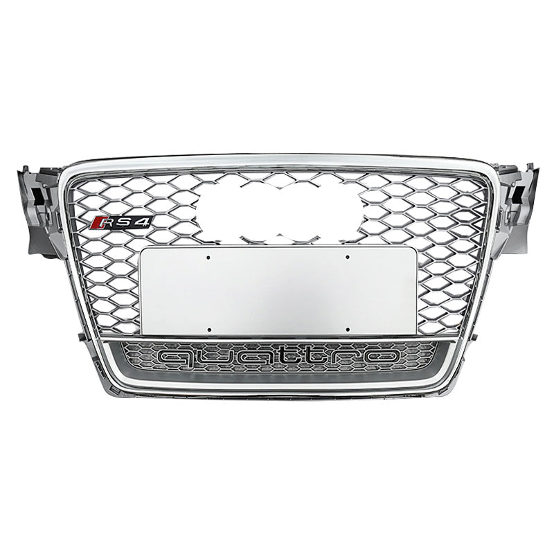 Audi A4 B8 Honeycomb Grill Quattro Silver| Canadian Auto Performance