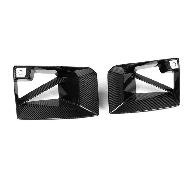 G87 M2 - V2 Dry Carbon Fiber Front Bumper Air Inlets