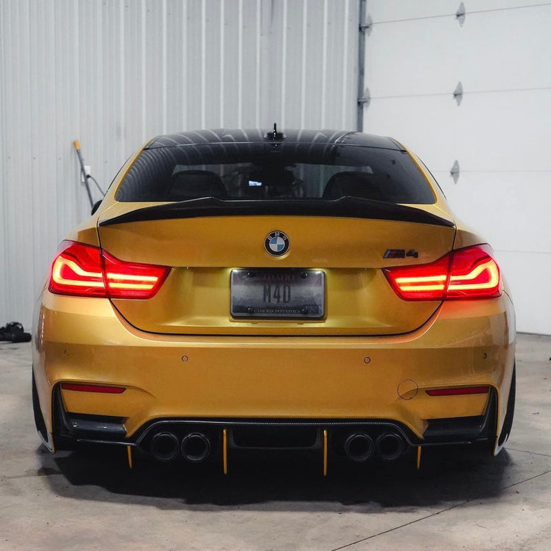 F8X M3/M4 PSM Carbon Fiber Diffuser 4PC