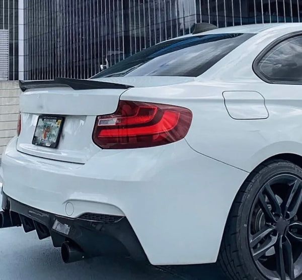 F87 F22 Carbon Fiber M4 Style Spoiler