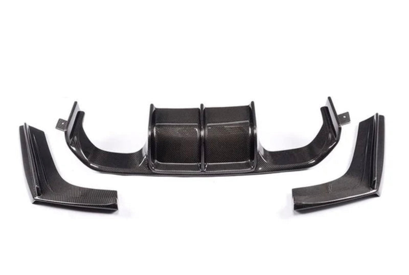 F8X M3/M4 Carbon Fiber V Style 3PC Rear Diffuser - F80/F82/F83