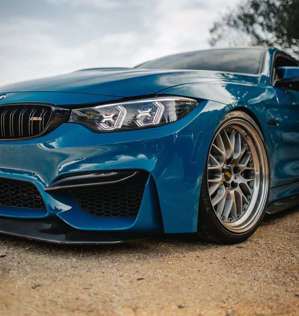 West Coast Euros Exterior BMW F8x M3 M4 Carbon Fiber Front Upper Fangs