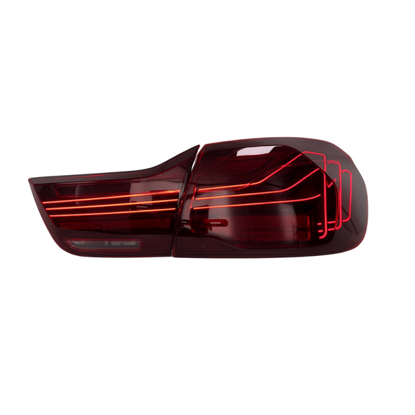 West Coast Euros Lighting Red BMW F32 4 Series / F82 M4 CSL Laser Style Tail Lights (Smoked & Red)